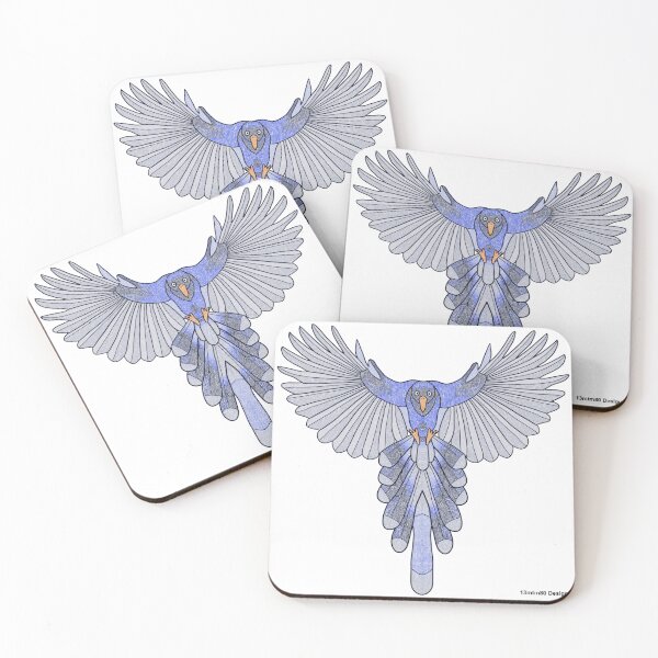 Item preview, Crochet Blue Magpie (white) designed and sold by 13mtm80-Designs.
