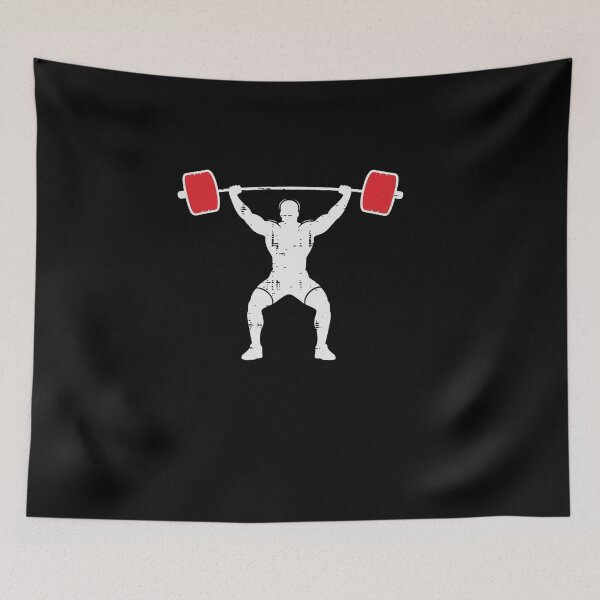 Item preview, Weightlifting Overhead Press Fitness Enthusiast designed and sold by salmzouriart.
