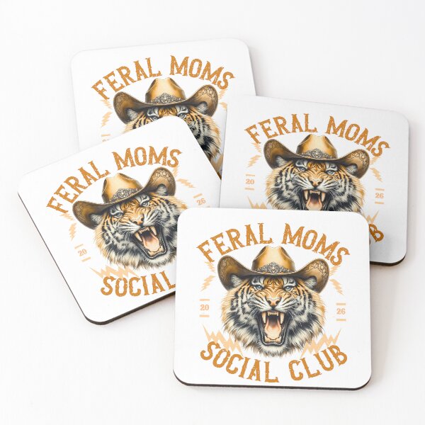 Item preview, Feral Moms Social Club – Vintage Cowboy Tiger Mom Aesthetic designed and sold by Pukisdaizi.