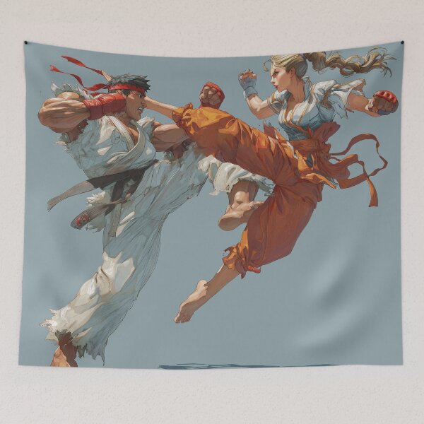 Item preview, Ryu vs Maki - Street Fighters Collection designed and sold by SubliHardDraws.
