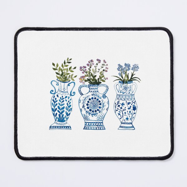 Item preview, Blue Delft Vases designed and sold by August Sun Treasures.
