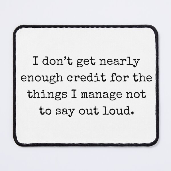 Item preview, Sarcastic Quote About Silence and Self-Control designed and sold by BoldTalk.