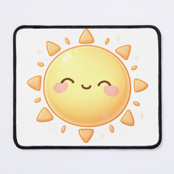 Item preview, Cute Kawaii Happy Sun Character Summer Sticker designed and sold by DesignEG.