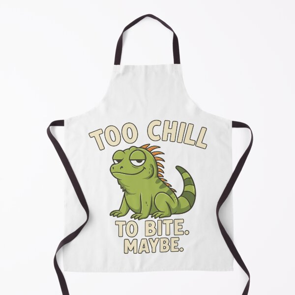 Item preview, Too Chill to Bite… Maybe | Relaxed Reptile Design designed and sold by storelibertys.