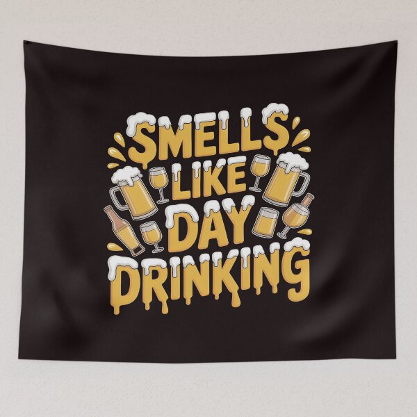 Item preview, Smells Like Day Drinking – Beer Lover Drinking Humor Quote designed and sold by Redgiant87x.