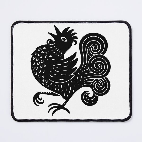 Item preview, Tribal Rooster Art designed and sold by BlackSigilCo.