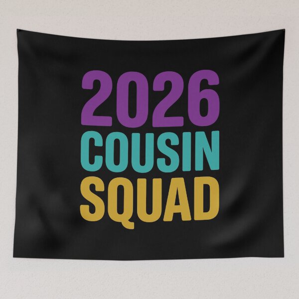 Artikelvorschau, 2026 Cousin Squad Sommercrew entworfen und verkauft von FreshVibe Prints.