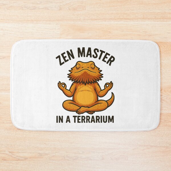 Item preview, Zen Master in a Terrarium | Meditating Reptile Design designed and sold by storelibertys.