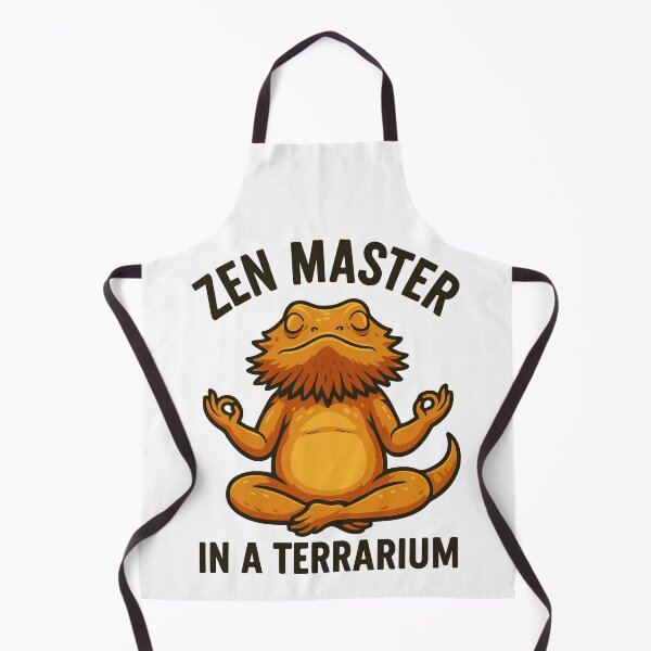 Item preview, Zen Master in a Terrarium | Meditating Reptile Design designed and sold by storelibertys.