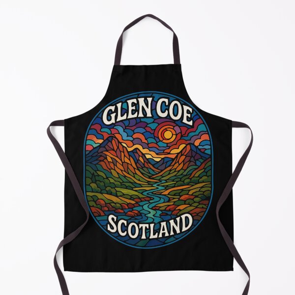 Item preview, Glen Coe Scotland Stained Glass designed and sold by TomFrontierArt.