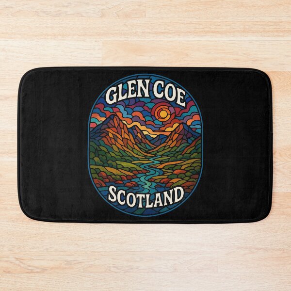 Item preview, Glen Coe Scotland Stained Glass designed and sold by TomFrontierArt.