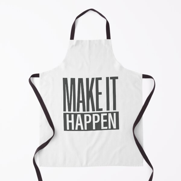 Item preview, MAKE IT HAPPEN – Bold Motivational Typography - Gray designed and sold by modo-arte.