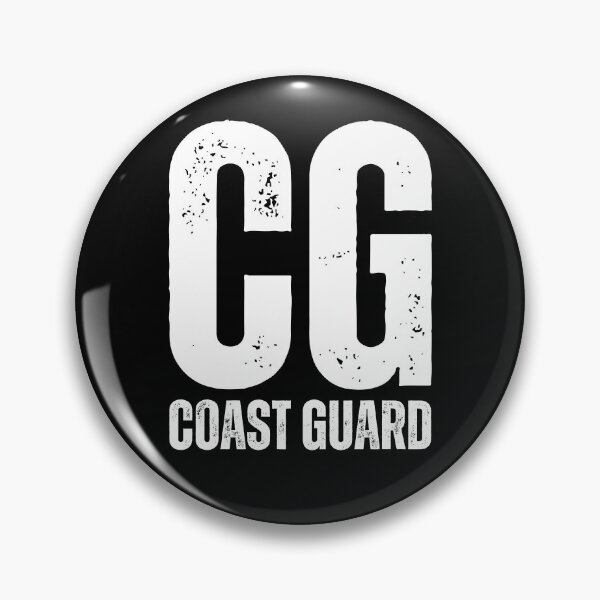 Item preview, CG Coast Guard – Rugged Distressed Maritime Military Design white worn look font designed and sold by GFamilyC.