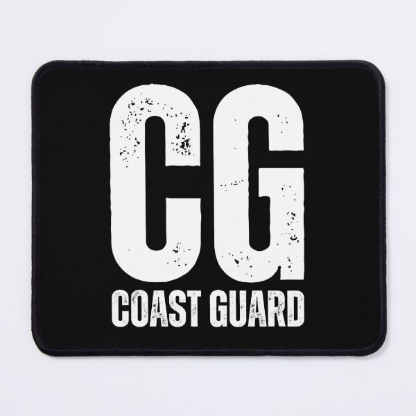 Item preview, CG Coast Guard – Rugged Distressed Maritime Military Design white worn look font designed and sold by GFamilyC.