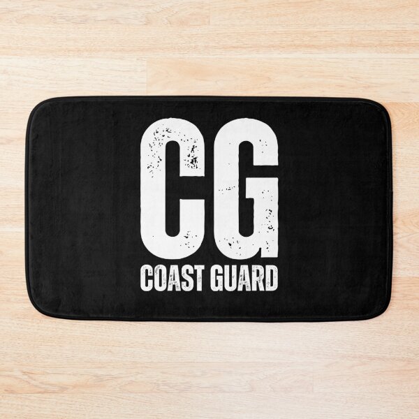 Item preview, CG Coast Guard – Rugged Distressed Maritime Military Design white worn look font designed and sold by GFamilyC.