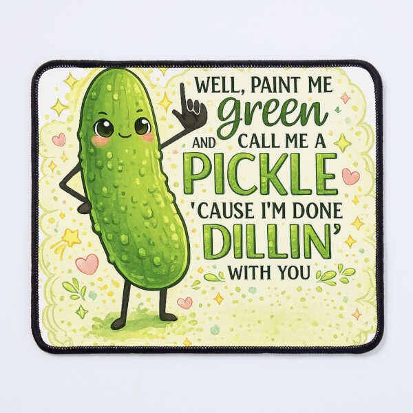 Item preview, Well, Paint Me Green Pickle Design  Bring a little sass  designed and sold by Jill318.