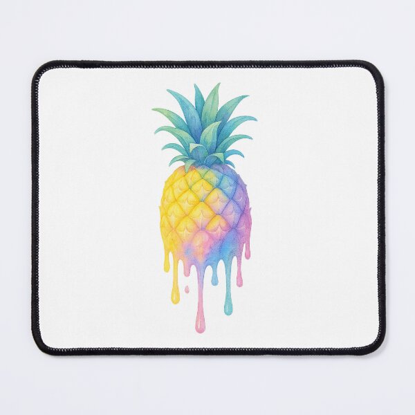Item preview, Rainbow Dripping Pineapple designed and sold by chromatalove.