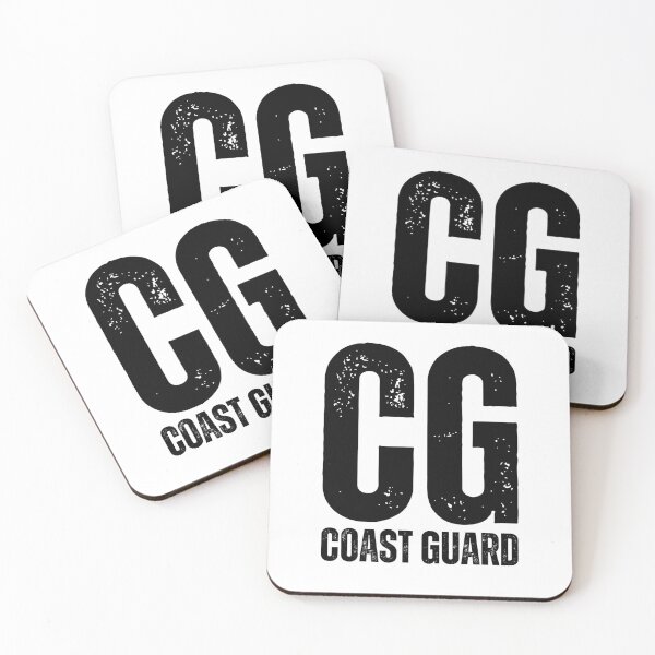 Item preview, CG Coast Guard – Rugged Distressed Maritime Military Design black worn look font designed and sold by GFamilyC.