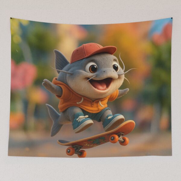 Item preview, Skater Mekong Giant Catfish designed and sold by Sillytoe.