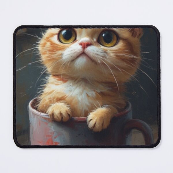 Item preview, Cat in a mug designed and sold by BigMoodStudio.