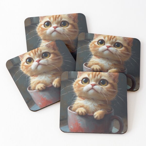 Item preview, Cat in a mug designed and sold by BigMoodStudio.
