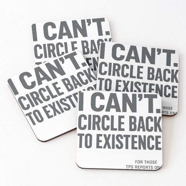Item preview, I Can't. Circle Back to Existence – Corporate Meme T-Shirt designed and sold by PRfoxy.