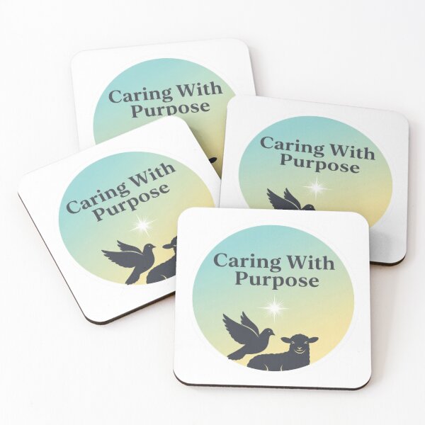 Item preview, Caring With Purpose – Christian Animal Care Sticker designed and sold by Illustrated Faith.