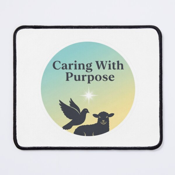 Item preview, Caring With Purpose – Christian Animal Care Sticker designed and sold by Illustrated Faith.