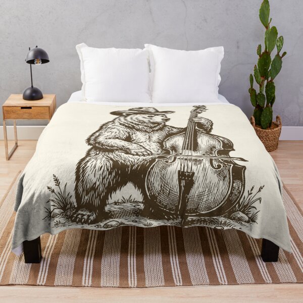Item preview, Grizzly Bear Playing Cello Vintage Music Lover designed and sold by Y-Vibes.