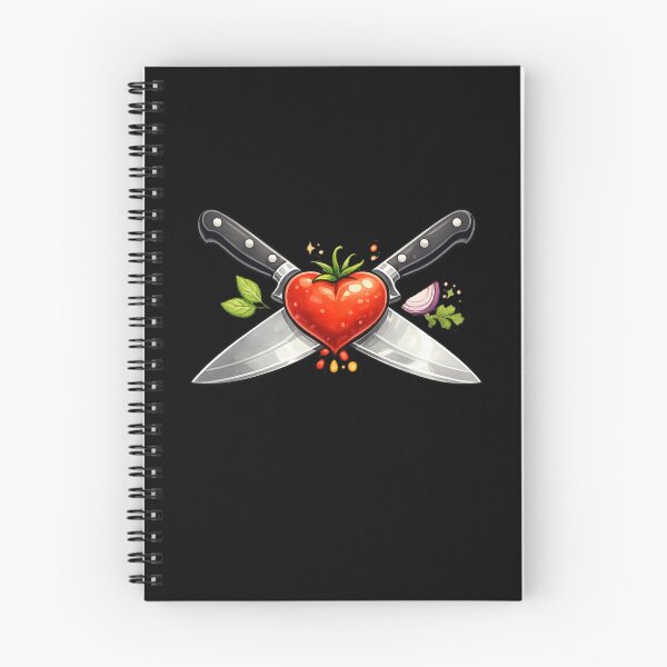 Item preview, Chef Valentine – Funny Cooking Couple Heart Knives designed and sold by PunchDrop.