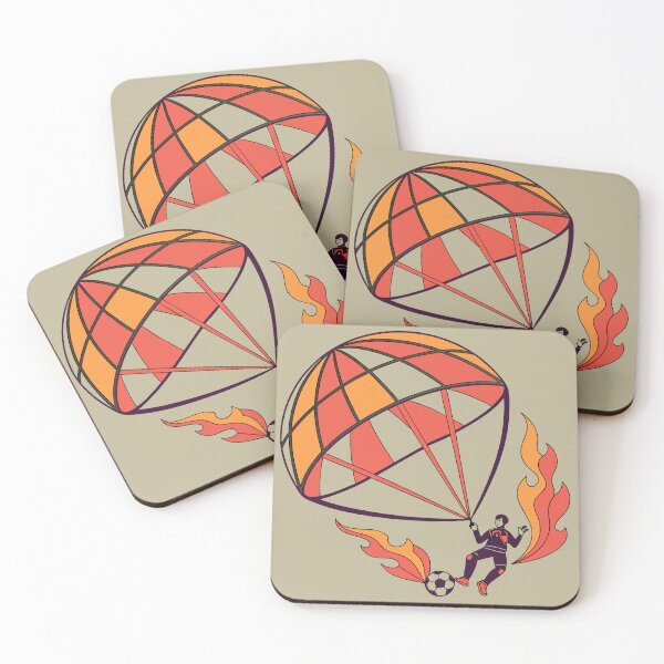 Item preview, Paragliding Football Adventure Illustration designed and sold by NOVASTOCK117.