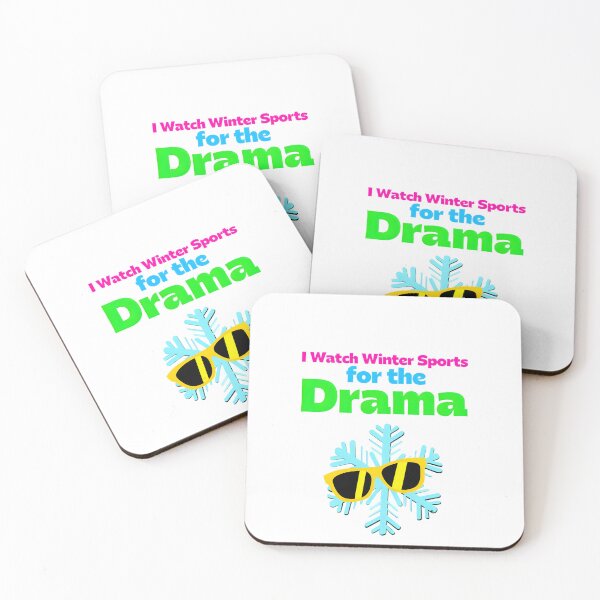 Item preview, Winter Sports Drama Queen Snowflake Art designed and sold by AnnDesignStudio.
