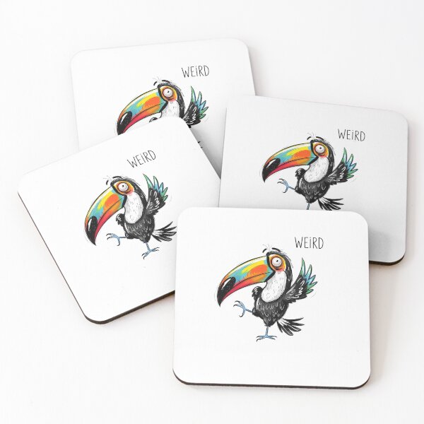 Item preview, Colorful Toucan Dance Cartoon Illustration designed and sold by aaljone007.