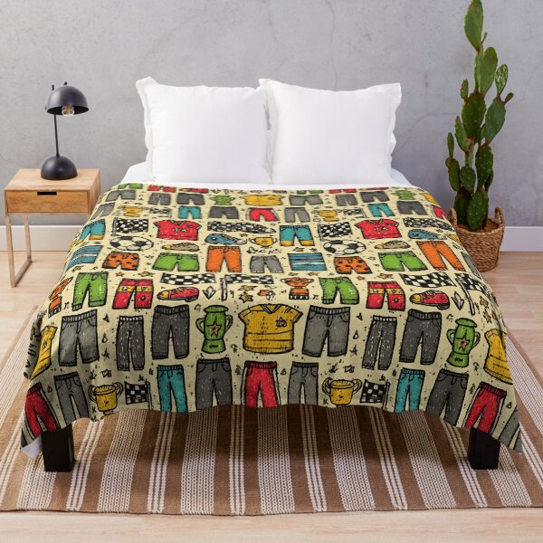 Item preview, Bright Yellow Football Fan Pattern designed and sold by Piotrek0001.