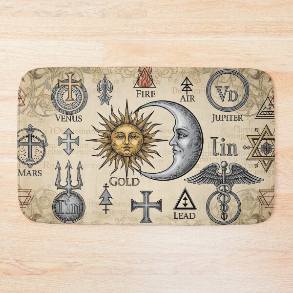 Item preview, Medieval Alchemy symbols  designed and sold by RadiantGraphics.