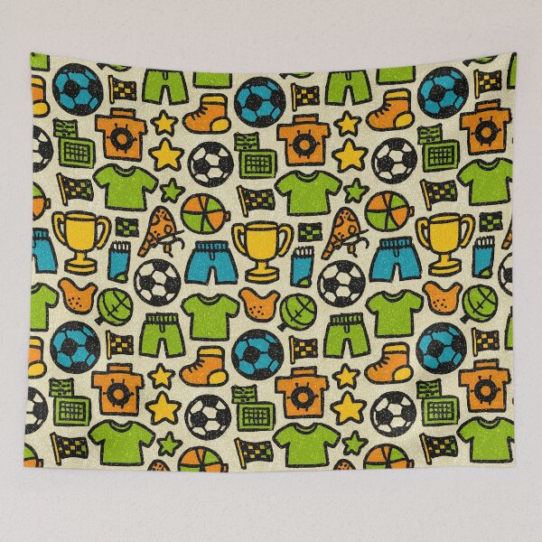 Item preview, High Contrast Football Doodle Texture designed and sold by Piotrek0001.