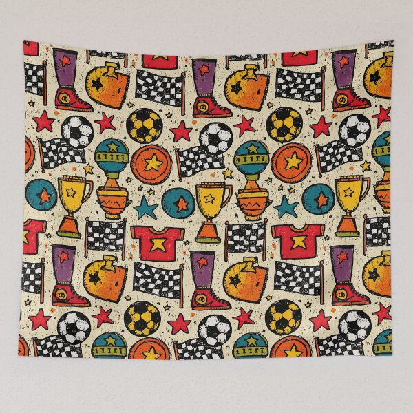 Item preview, Colorful Youth Soccer League Art designed and sold by Piotrek0001.