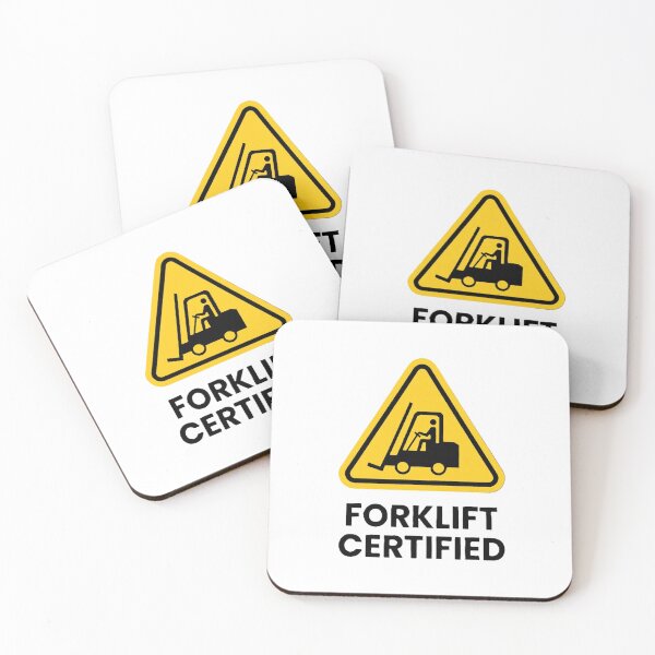 Item preview, Forklift Certified – Warehouse Warning Sign designed and sold by RetroNibylander.