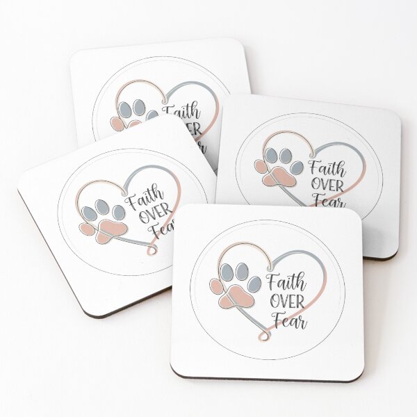 Item preview, Faith Over Fear – Christian Veterinarian Mom Sticker designed and sold by Illustrated Faith.