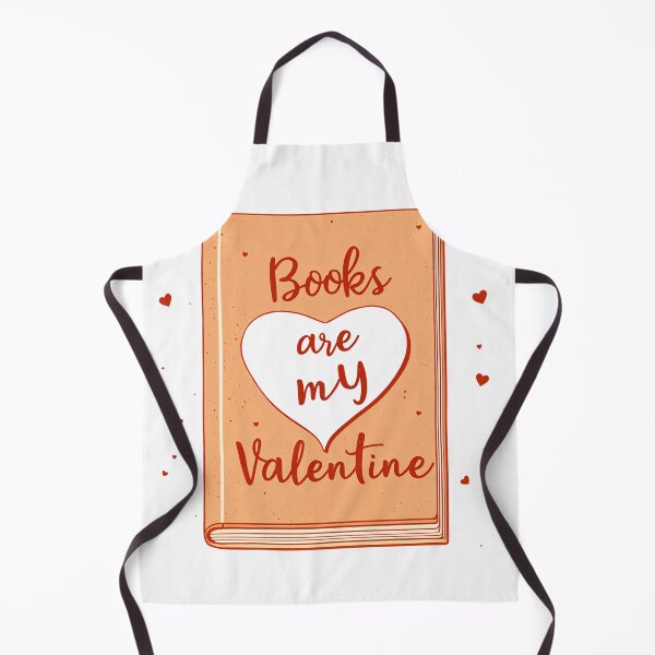Item preview, Copy of Books are my valentine,Books Are My Valentine with a heart design on the cover showing artistic patterns in warm colors designed and sold by SpaceartLilu.