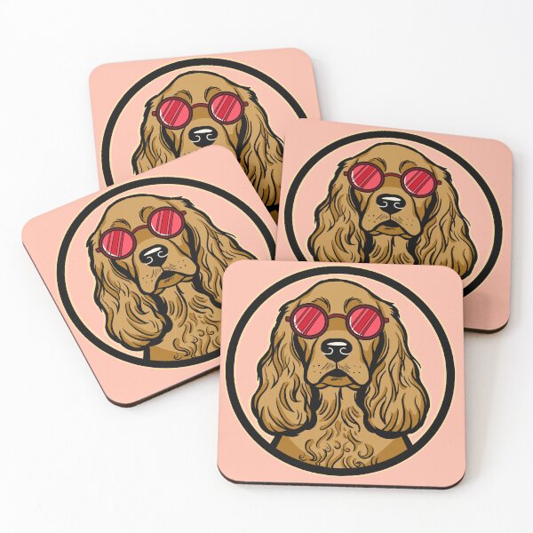 Item preview, Cool Cocker Spaniel with Glasses designed and sold by MartynaKanik.