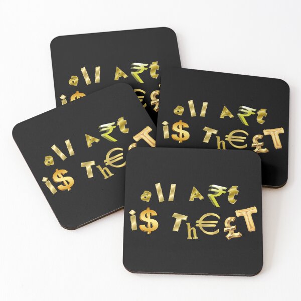 Item preview, All Art Is Theft designed and sold by Logo-A-GoGo.
