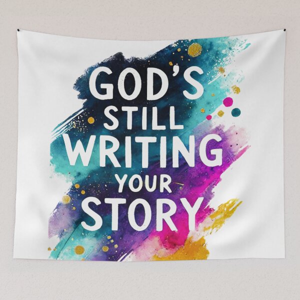 Item preview, Christian Inspirational - Gods Still Writing Your Story designed and sold by LagomCreative.