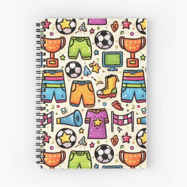 Item preview, Primary Colors Football Doodle Pattern designed and sold by Piotrek0001.