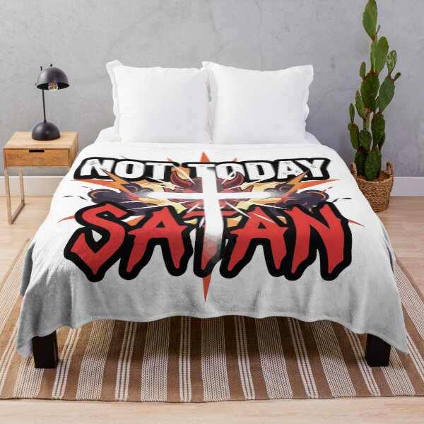Item preview, Not Today Satan – Bold Christian Cross Faith Design designed and sold by storelibertys.