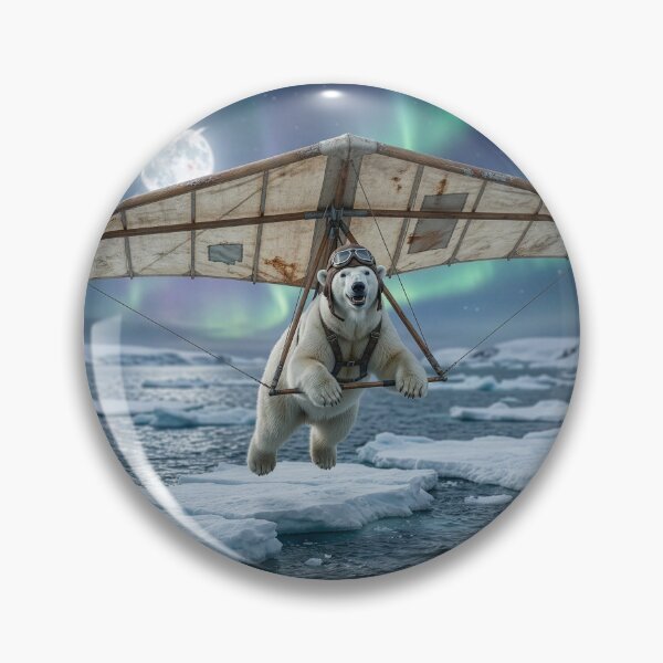 Item preview, Polar Bear Hang Glides to New Iceberg designed and sold by Tridentulus.