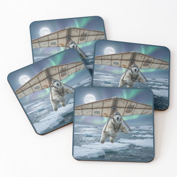 Item preview, Polar Bear Hang Glides to New Iceberg designed and sold by Tridentulus.
