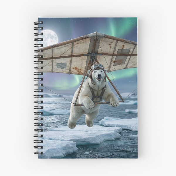 Item preview, Polar Bear Hang Glides to New Iceberg designed and sold by Tridentulus.