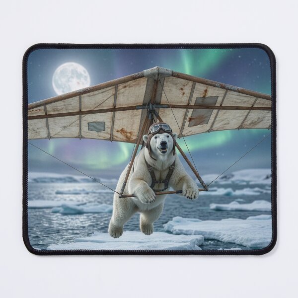 Item preview, Polar Bear Hang Glides to New Iceberg designed and sold by Tridentulus.