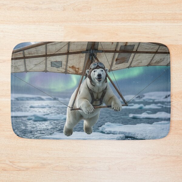 Item preview, Polar Bear Hang Glides to New Iceberg designed and sold by Tridentulus.